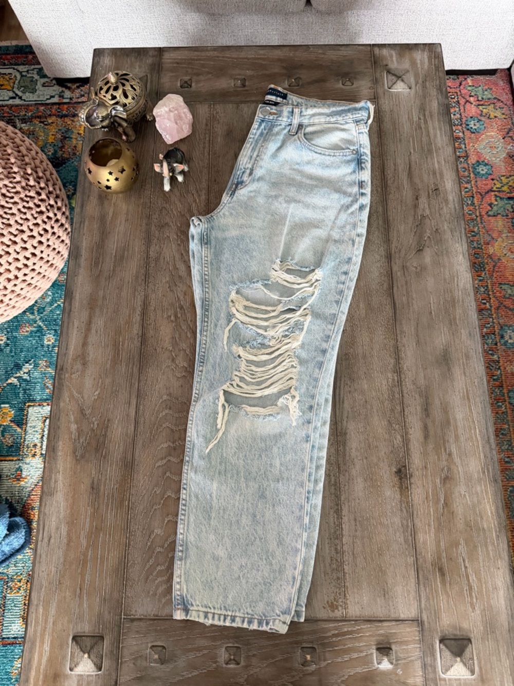 Aeropostale Light Blue Mom Jeans - Picture 9 of 14